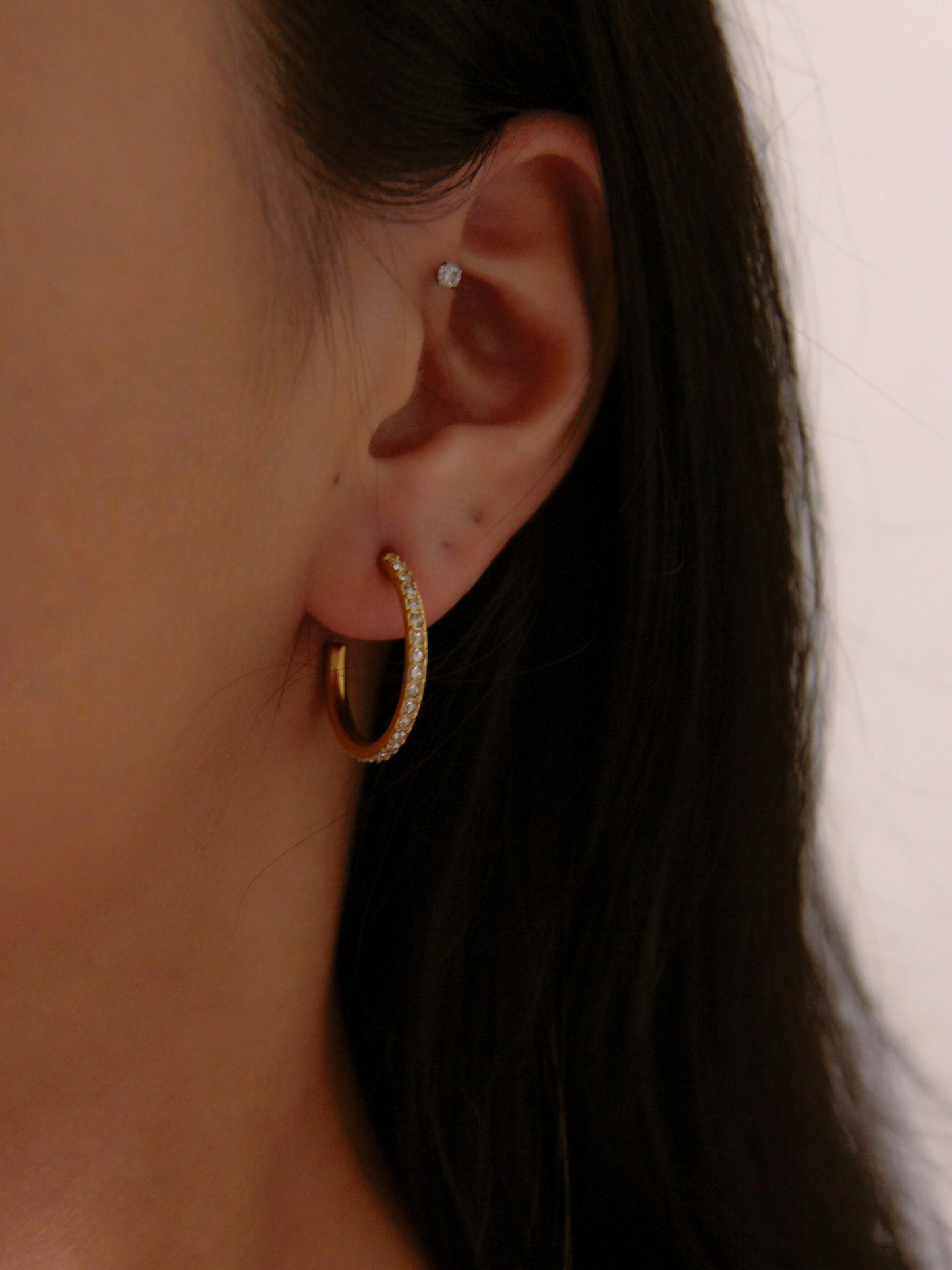 MAEVE PAVÉ HOOPS